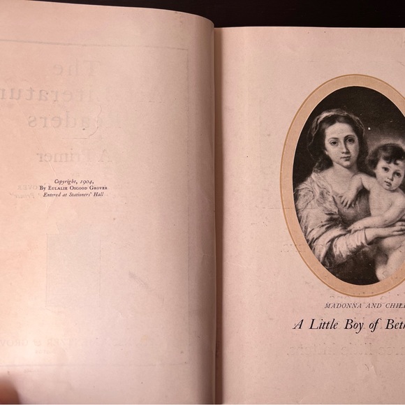 Antique 1904 Children's Book, First 1st Edition, Hardcover, The Art-Literature - Picture 6 of 10